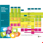 Social Media Content Calendar Template example document template