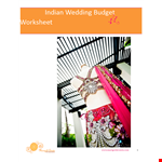 Printable Wedding Budget Template - Easily Plan and Track Your Wedding Expenses example document template