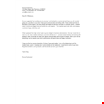 General Job Cover Letter example document template