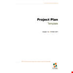 Free Template for Effective Project Management example document template