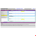 Maximize Your ROI with Our Cost Benefit Analysis Template - Project Costs and Savings example document template