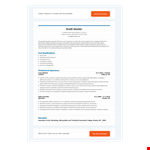 Experienced Retail Sales Specialist Resume - Sales, Customer Service, Inventory Expert example document template