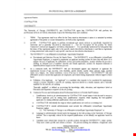 Service Agreement Template | Contractor & University Contracts | Insurance Included example document template