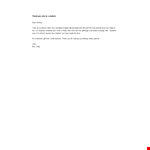 Student Thank You Notes example document template