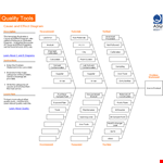 Learn the Causes of Quality Issues with Our Fishbone Diagram Template and Tools example document template