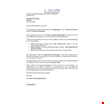 Hotel Employee Appointment Letter example document template