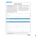 Employee Referral Form Template example document template