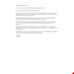 Sample Recommendation Letter Format example document template 