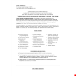 Senior Business Executive Resume example document template 