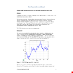 Financial Research example document template 