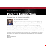 Parents Newsletter Template example document template 