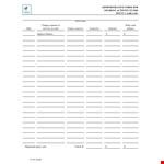 Track Petty Cash Activity & Funds with Our Printable Log example document template 