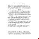 Non Compete Agreement Template for Company & Director: A Comprehensive Agreement Template example document template