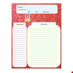 Create Your Own Cookbook with Our Easy-to-Use Cookbook Template example document template