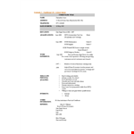 Sales Resume Template | Boost Your Career with a Professional IT Sales Resume example document template 