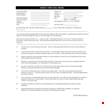 Weekly Crew Deal Memo Template example document template