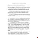 Non Compete Agreement Template for Company Executives: Ensure Compliance and Protection example document template