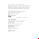 Pharmacy Curriculum Vitae example document template 