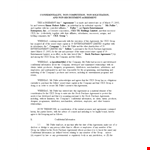 Non Compete Agreement Template | Company Agreement Group | Fuller Law example document template