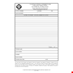 Create a Comprehensive Witness Statement Form | Capture Number, Address, and Key Information example document template