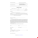 Warranty Deed Template - Create a Valid Document for Grantors and Grantees example document template