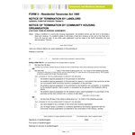 Notice Of Termination By Landlord example document template 