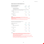 Company Financial Analysis example document template 