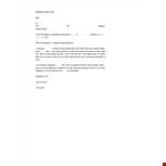 Resignation Letter Format In Doc example document template