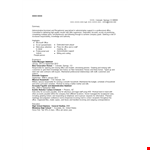 Sales Manager Assistant Resume example document template