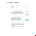 Create an Impressive Research Proposal Template | Proven to Impress Employers | Orlov example document template 