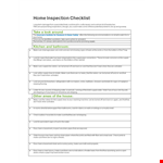 Ensure a Quality Home: Use Our Inspection Checklist for Water Supply and More example document template