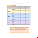 Strategic Work Plan Template for Board Review example document template