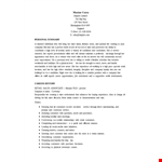 Senior Sales Associate Resume example document template 