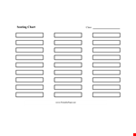 Customizable Seating Chart Template for Class example document template