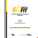 Printable Workout Chart Template example document template