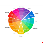 Printable Color Wheel Chart example document template