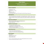 Fresher Graduate Resume Format example document template 