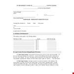 Create a Comprehensive Parenting Plan - Child Custody Agreement example document template