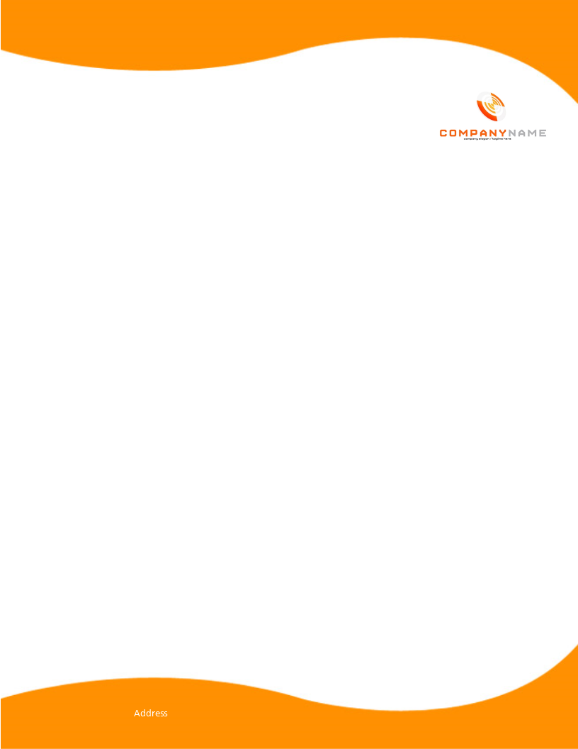 Professional Letterhead Template - Create Custom Business Letterheads