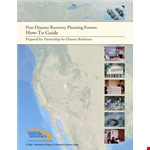 Post Disaster Recovery Plan example document template 