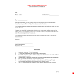 Sample Patient Termination Letter - Medical Physician example document template