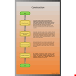 Construction Work Flow example document template