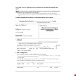 Divorce Papers Template - Easy-to-Use Application | Simplify the Process for Both Parties example document template