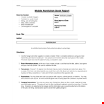 Mobile Book example document template