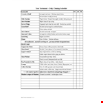 Restaurant Employee example document template