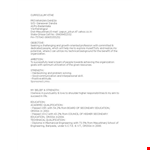 Diploma Fresher Resume Sample example document template