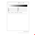 Fax Cover Sheet Example example document template