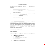 Settlement Agreement Between Parties | Company Contract example document template