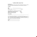 Secure Your Vehicle Purchase with Our Agreement Document example document template 