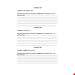 Report Card Comments Template example document template